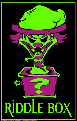Insane Clown Posse Riddle Box Blacklight Poster - HalfMoonMusic