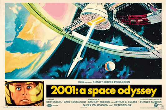 2001 A Space Odyssey Vintage Poster - HalfMoonMusic