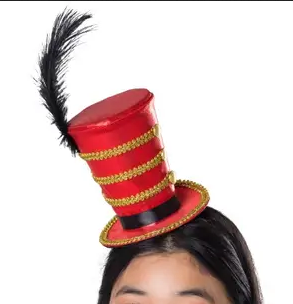 Women's Halloween Costume Accessory - Ringmaster's Headband - HalfMoonMusic