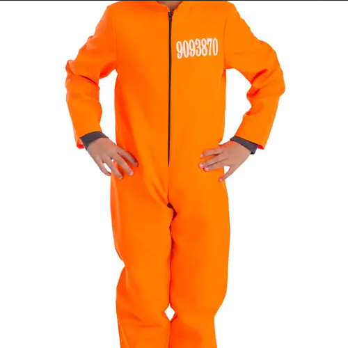 Men's Halloween Costume - Prisoner Jumpsuit - HalfMoonMusic