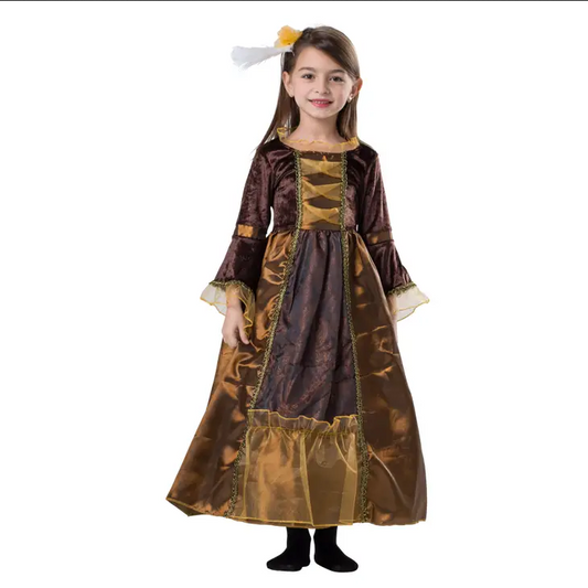 Girl's Halloween Costume - Duchess Renaissance Princess - HalfMoonMusic
