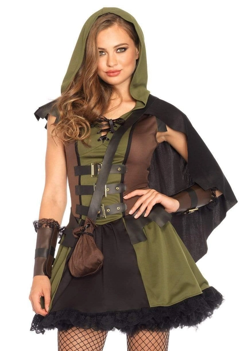 Women's Halloween Costume - Darling Robin Hood - HalfMoonMusic