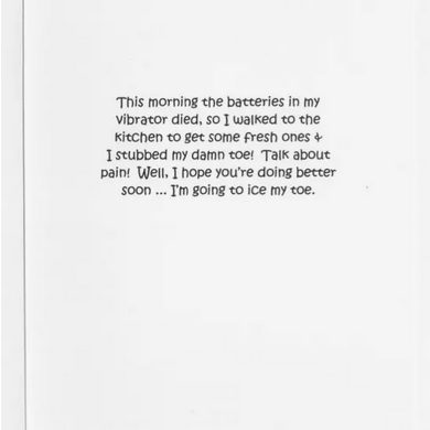 Bad Day Get Well Card Humorous Greeting Card - HalfMoonMusic