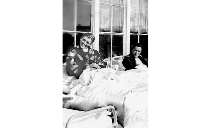 Never Fry Bacon Naked Humorous Get Well Greeting Card - HalfMoonMusic