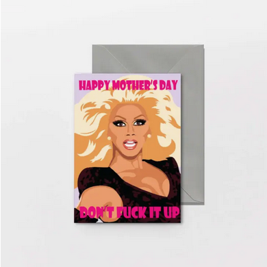 Mother's Day Card Rupaul - HalfMoonMusic