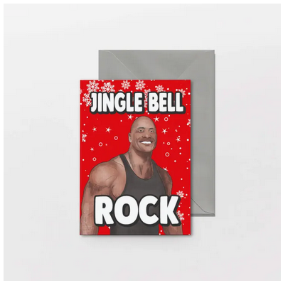 Christmas Card - the Rock Dwayne Johnson - HalfMoonMusic
