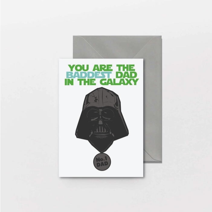 Father's Day Card Darth Vader - HalfMoonMusic
