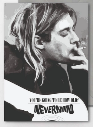 Birthday Card Nirvana Nevermind - HalfMoonMusic