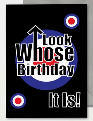 Birthday Card The Who Bullseye - HalfMoonMusic