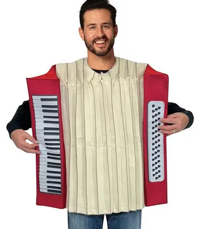Unisex Halloween Costume - Accordion - HalfMoonMusic