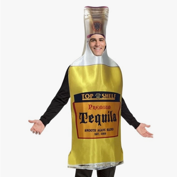 Unisex Halloween Costume - Tequila Bottle - HalfMoonMusic