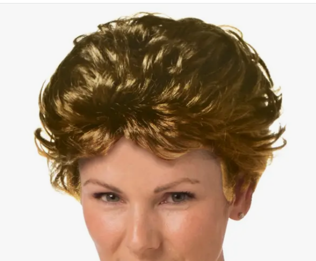 Women's Halloween Costume Accessory - 80's Sassy Big Hair Wig - HalfMoonMusic