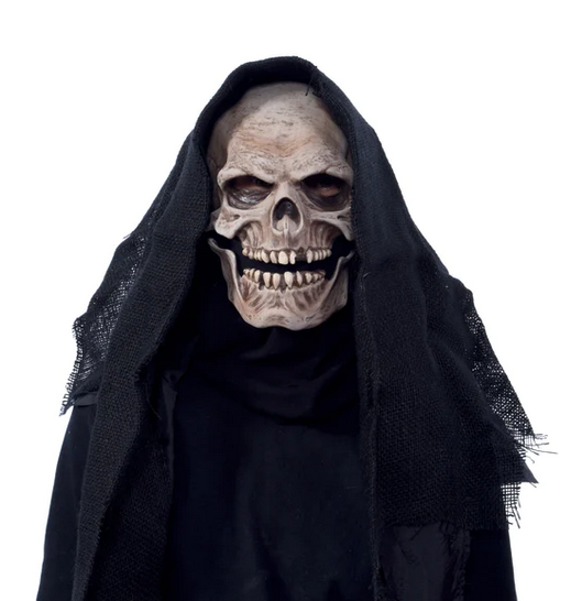 Halloween Mask - Grim Reaper Costume - HalfMoonMusic