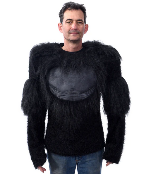 Men's Halloween Costume Accessory - Gorilla Shirt - HalfMoonMusic