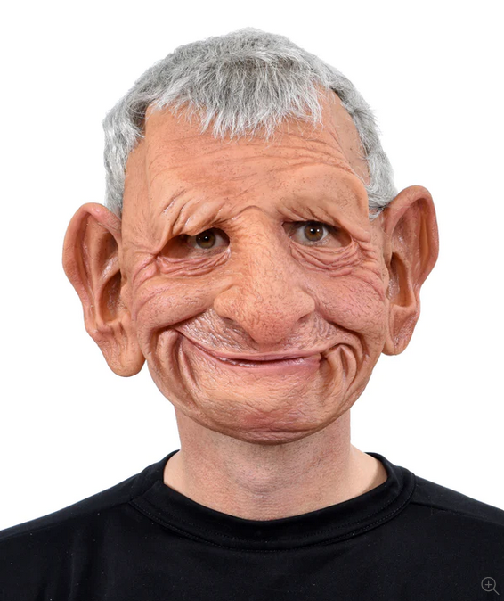 Halloween Mask - Papa Old Man Costume - HalfMoonMusic
