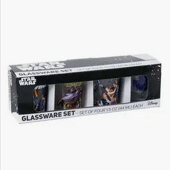 Star Wars 4 Piece Mini Glass Set - HalfMoonMusic