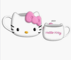 Hello Kitty Sculpted 20oz Mug - HalfMoonMusic