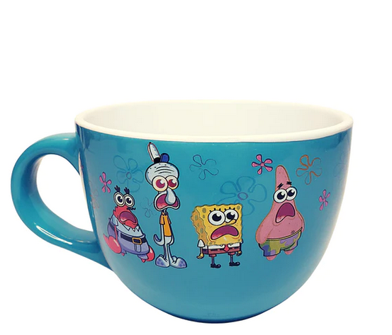 Spongebob Whoa Ceramic Soup Mug - HalfMoonMusic