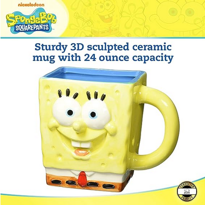 Spongebob Squarepants Sculpted Mug - HalfMoonMusic