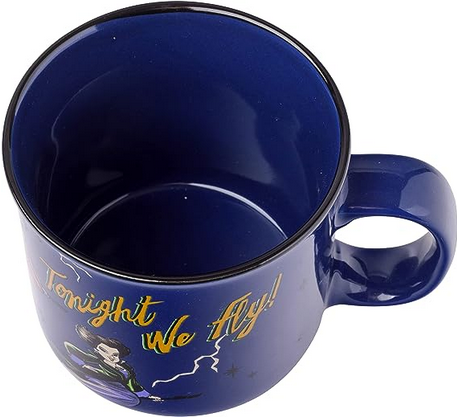 Disney Hocus Pocus 'Tonight We Fly' Broom Squad Ceramic Camper Style Mug - HalfMoonMusic