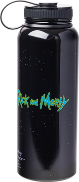 Rick and Morty Portal Jump Stainless Steel Water bottle with Strap - HalfMoonMusic
