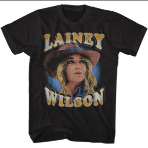 Men's Lainey Wilson Hat Photo T-Shirt - HalfMoonMusic