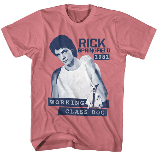 Men's Rick Springfield Working Class Dog T-Shirt - HalfMoonMusic
