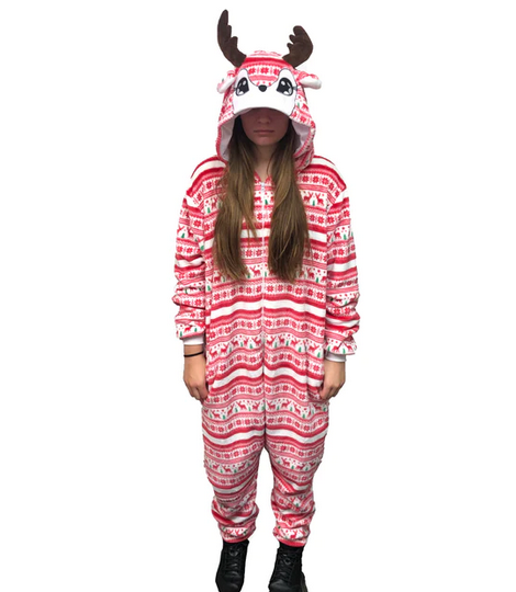 Unisex Christmas Reindeer Onesie - HalfMoonMusic