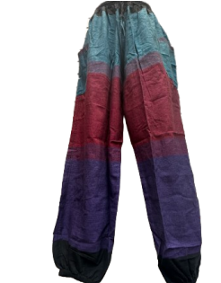 Unisex Multicolor Elastic Waist Pants - HalfMoonMusic