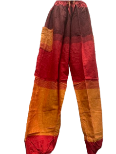 Unisex Multicolor Elastic Waist Pants - HalfMoonMusic
