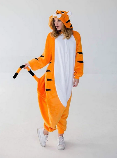 Unisex Tiger Onesie - HalfMoonMusic