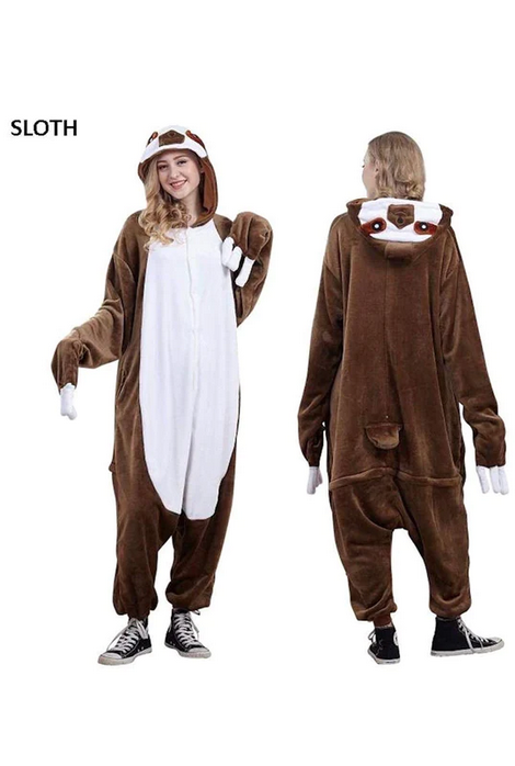 Unisex Sloth Onesie - HalfMoonMusic