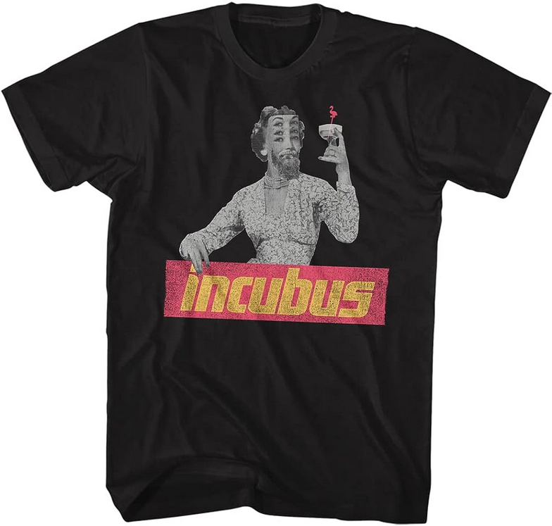 Men's Incubus Cocktail 6 Eyes Logo Shirt - HalfMoonMusic