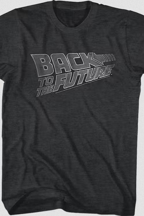 Men's Back To The Future Classic Logo T-Shirt - HalfMoonMusic