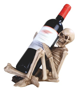 Skeleton Wine Rest - HalfMoonMusic