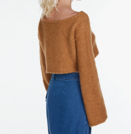 Women's Stay-In-Bed Knit Sweater - HalfMoonMusic
