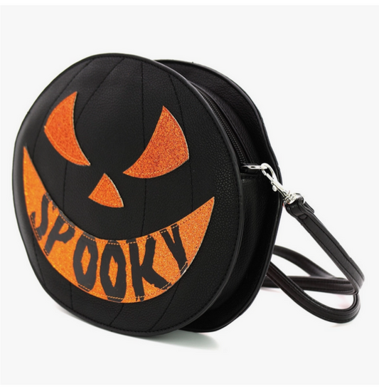 Spooky Jack-O-Lantern Bag Halloween Handbag - HalfMoonMusic