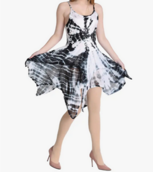 Women's Tie-Dye Fairytale Dress - HalfMoonMusic