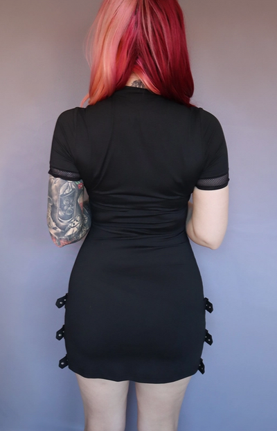 Women's Morbid Mini Dress - HalfMoonMusic