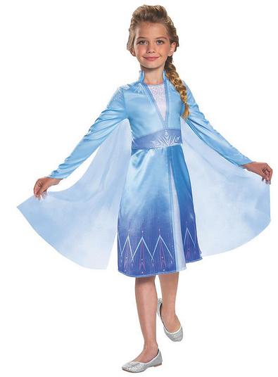 Girl's Disney's Frozen II Elsa Halloween Costume - HalfMoonMusic