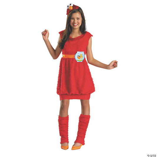 Girl’s Sesame Street™ Elmo Halloween Costume - HalfMoonMusic