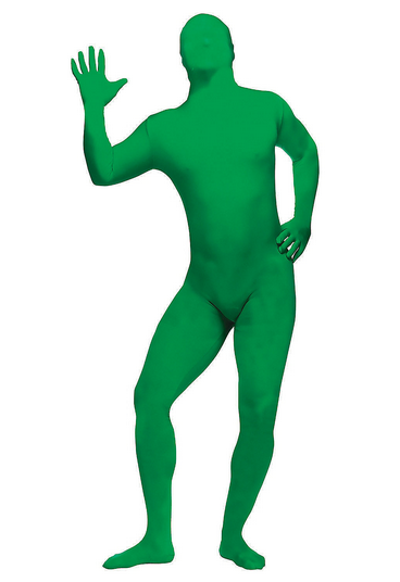 Unisex Green Skin Morph Suit Halloween Costume - HalfMoonMusic