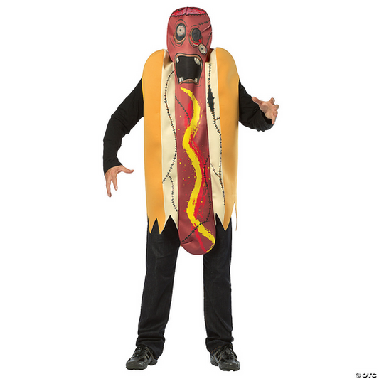 Men's Zombie Hot Dog Halloween Costume - HalfMoonMusic