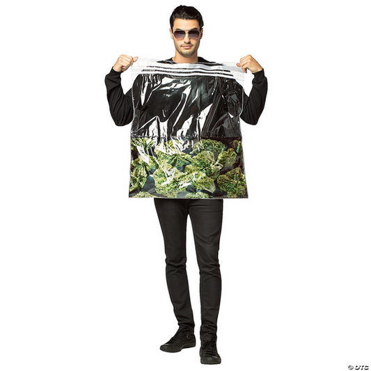Men's Bag of Weed Halloween Costume - HalfMoonMusic