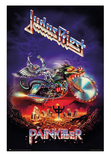 Judas Priest - Painkiller Poster - HalfMoonMusic