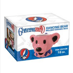 Grateful Dead Dancing Bear Head Ceramic Mug - HalfMoonMusic