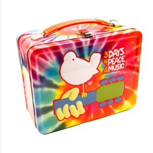 Woodstock Classic Bird Logo Tie-Dye Lunchbox - HalfMoonMusic