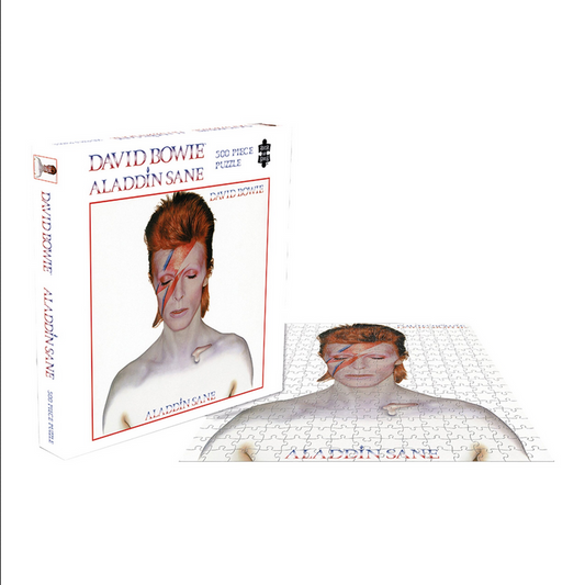 David Bowie Aladdin Sane 500 Piece RockSaws Puzzle - HalfMoonMusic