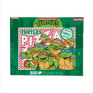 TMNT Pizza 500 Piece Puzzle - HalfMoonMusic