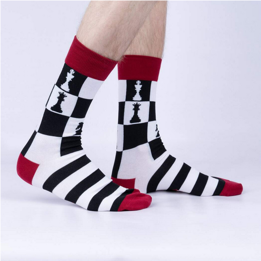 Men's Check Yeah Crew Socks - HalfMoonMusic